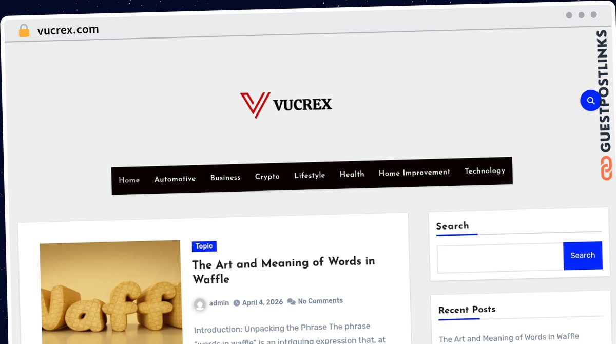 Publish Guest Post on vucrex.com