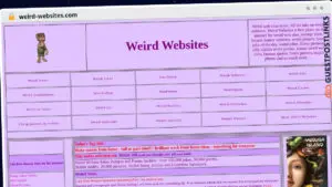 Publish Guest Post on weird-websites.com