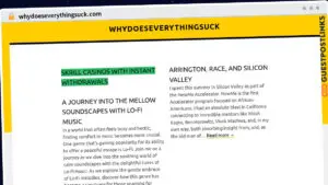 Publish Guest Post on whydoeseverythingsuck.com