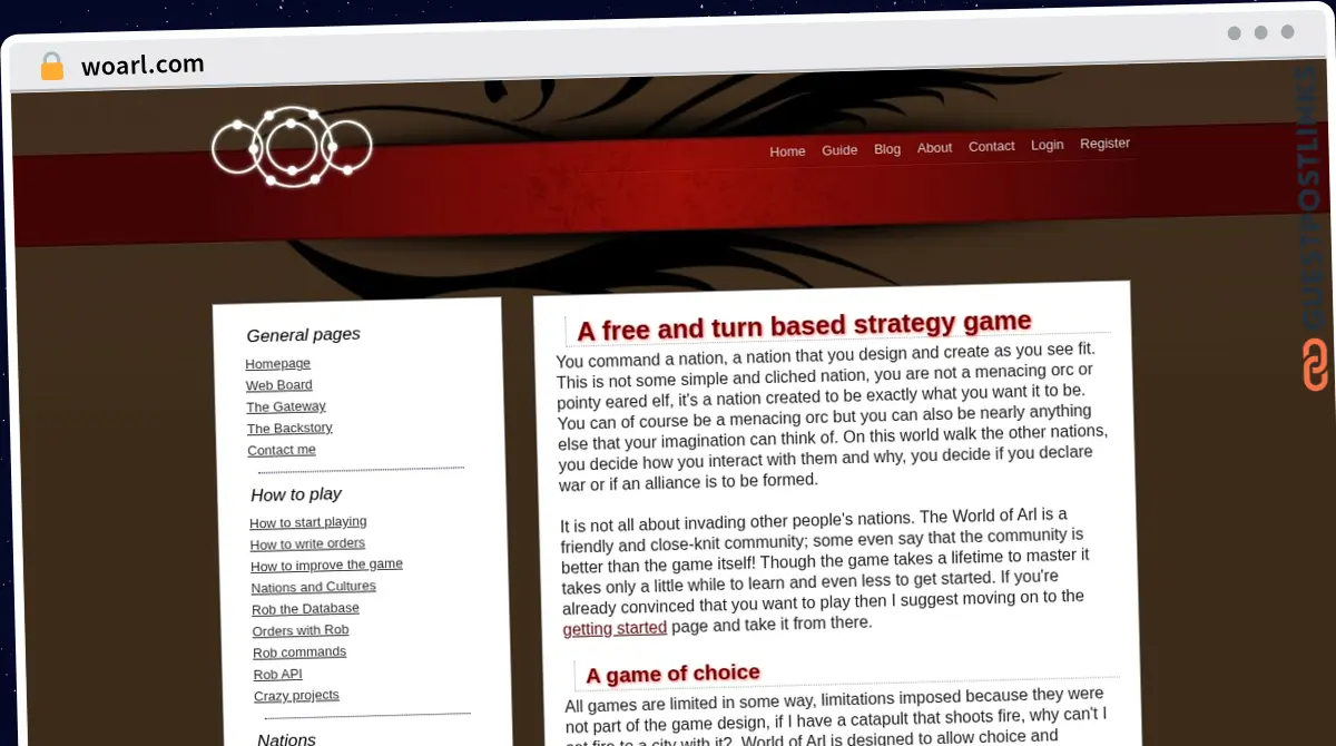 Publish Guest Post on woarl.com