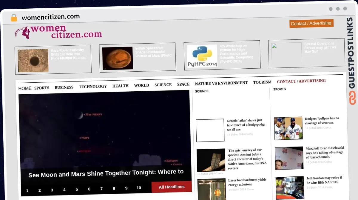Publish Guest Post on womencitizen.com