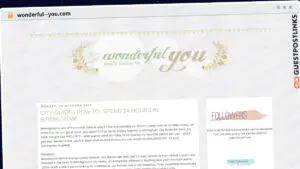 Publish Guest Post on wonderful--you.com