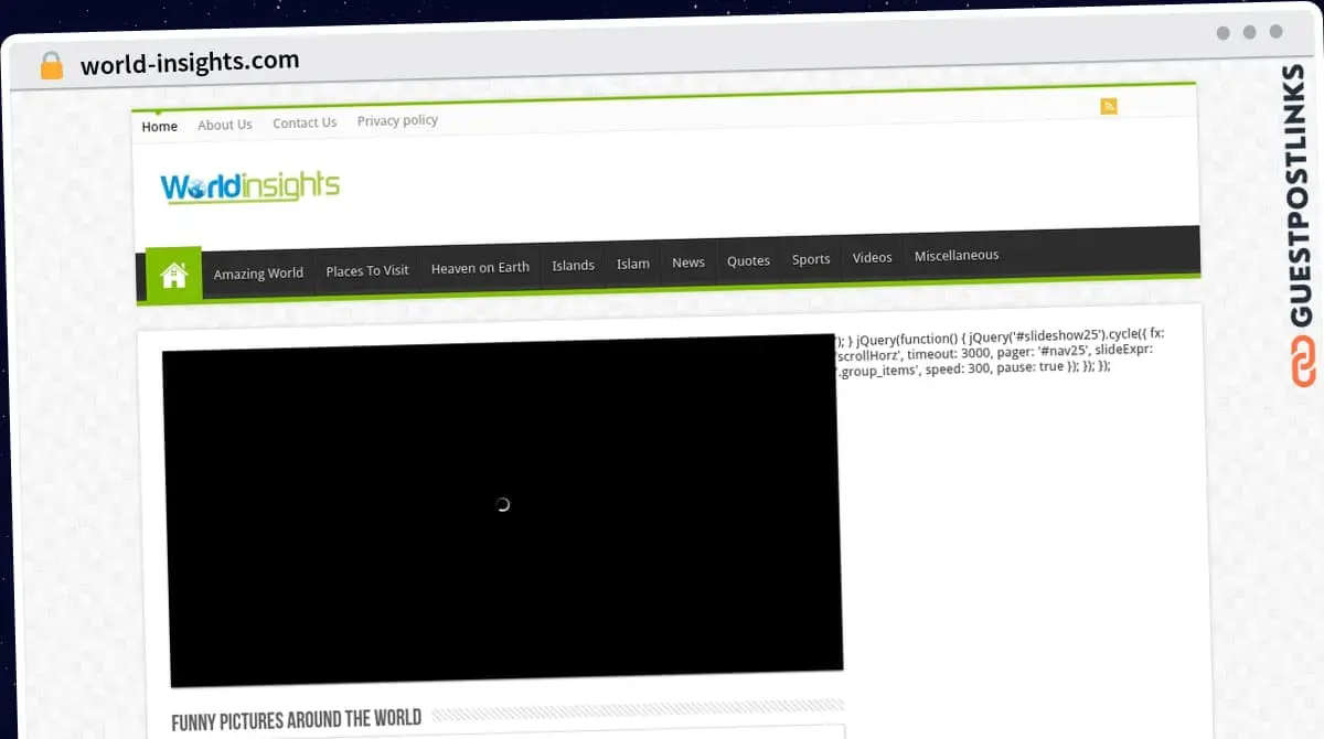 Publish Guest Post on world-insights.com