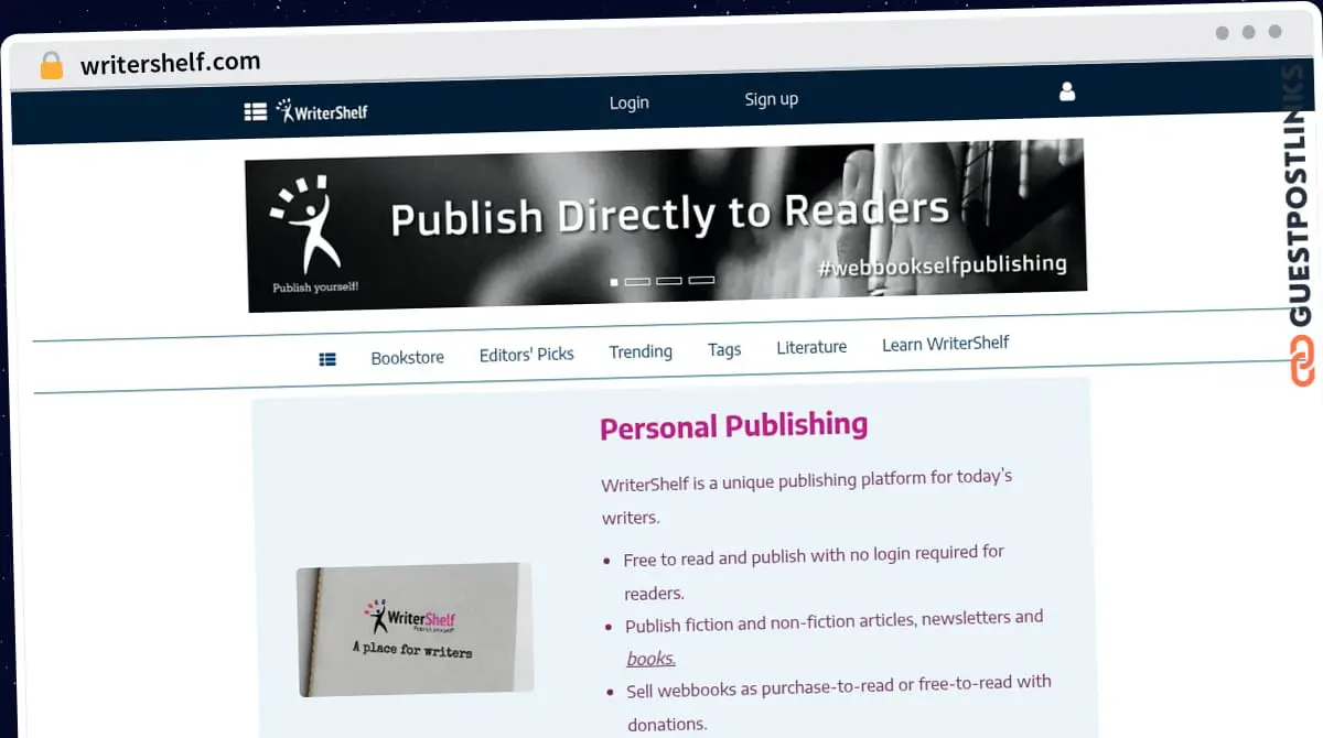 Publish Guest Post on writershelf.com