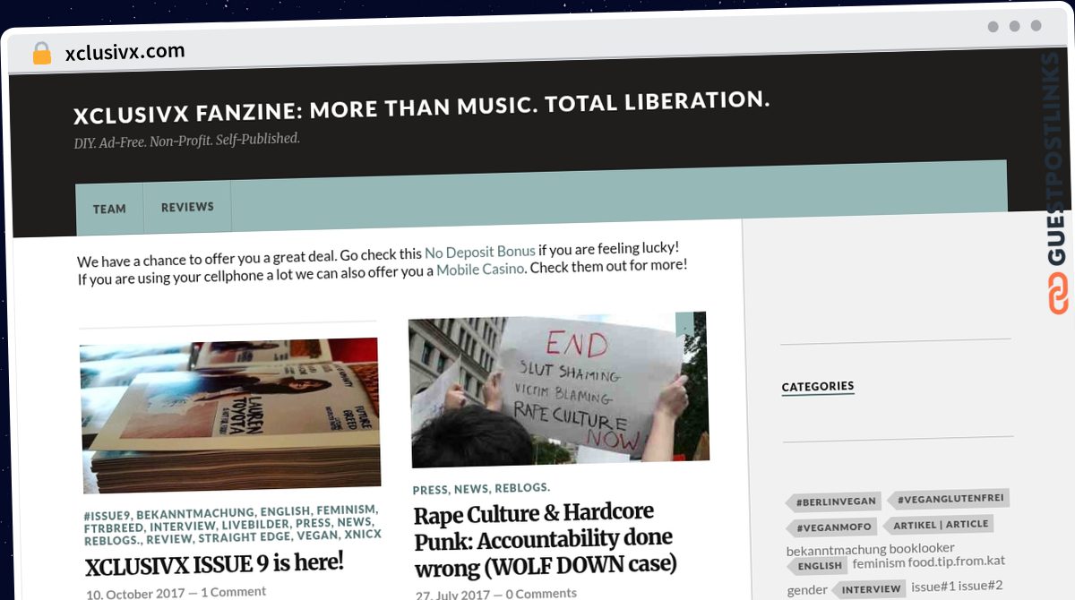 Publish Guest Post on xclusivx.com