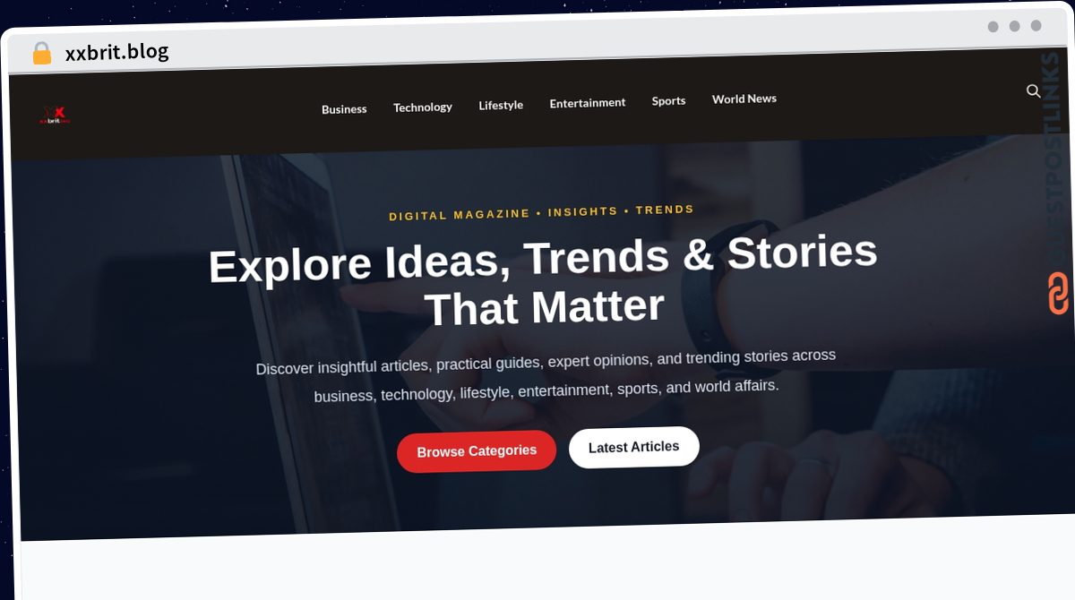 Publish Guest Post on xxbrit.blog