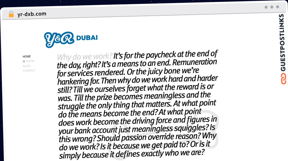 Publish Guest Post on yr-dxb.com