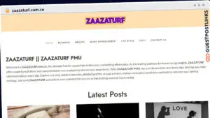 Publish Guest Post on zaazaturf.com.co