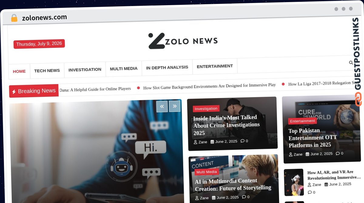 Publish Guest Post on zolonews.com