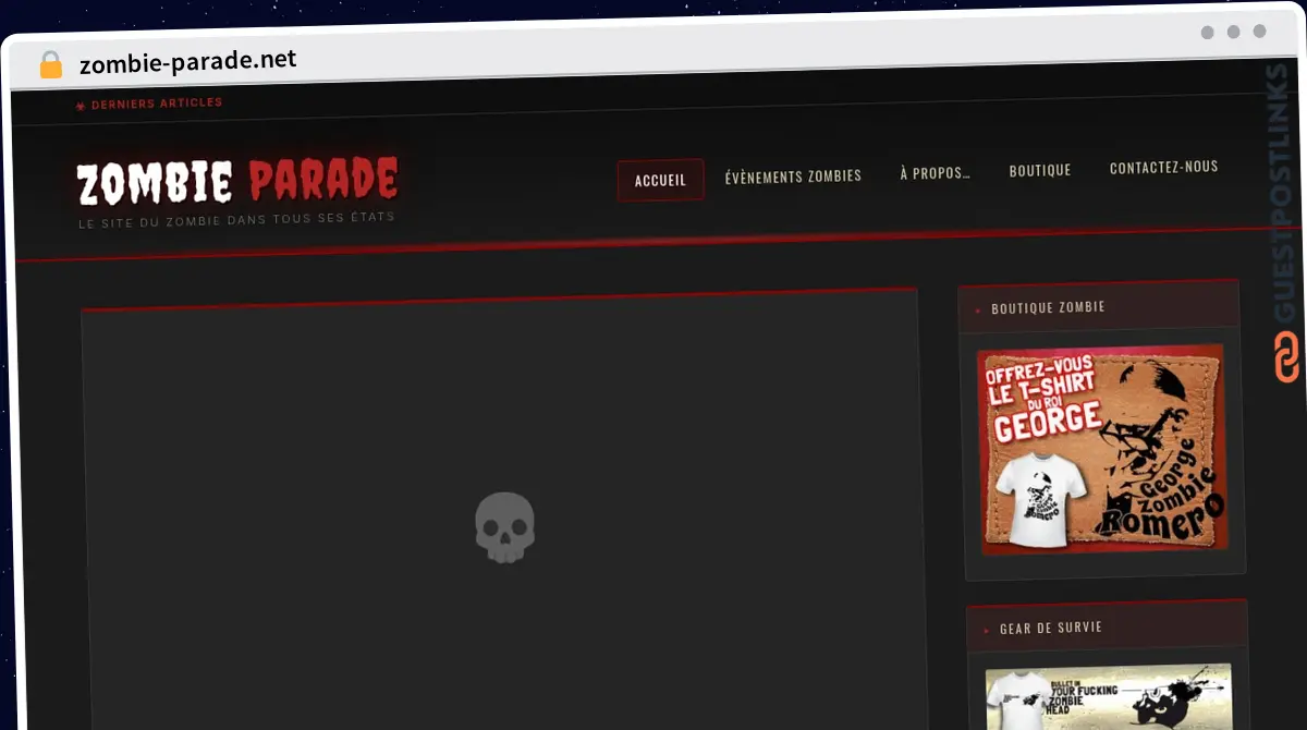 Publish Guest Post on zombie-parade.net