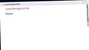 Publish Guest Post on zurechnungszeit.de