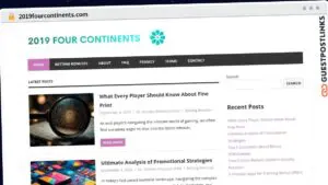 Publish Guest Post on 2019fourcontinents.com