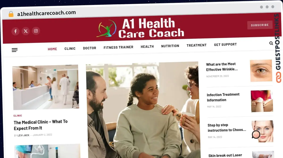 Publish Guest Post on a1healthcarecoach.com