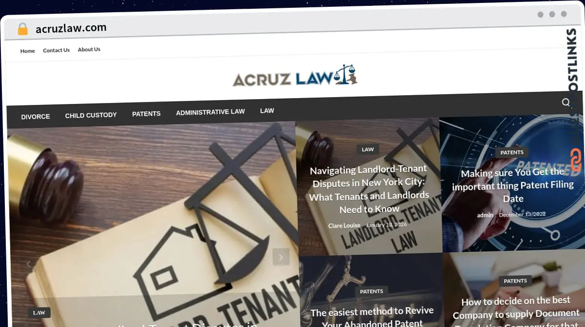 Publish Guest Post on acruzlaw.com