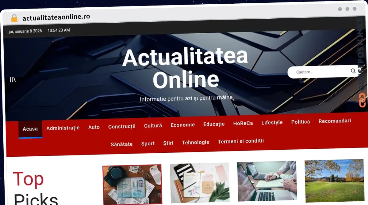 Publish Guest Post on actualitateaonline.ro
