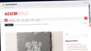 Publish Guest Post on aleatorblog.de