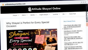 Publish Guest Post on attitudeshayarionline.com
