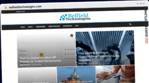 Publish Guest Post on belfieldtechnologies.com