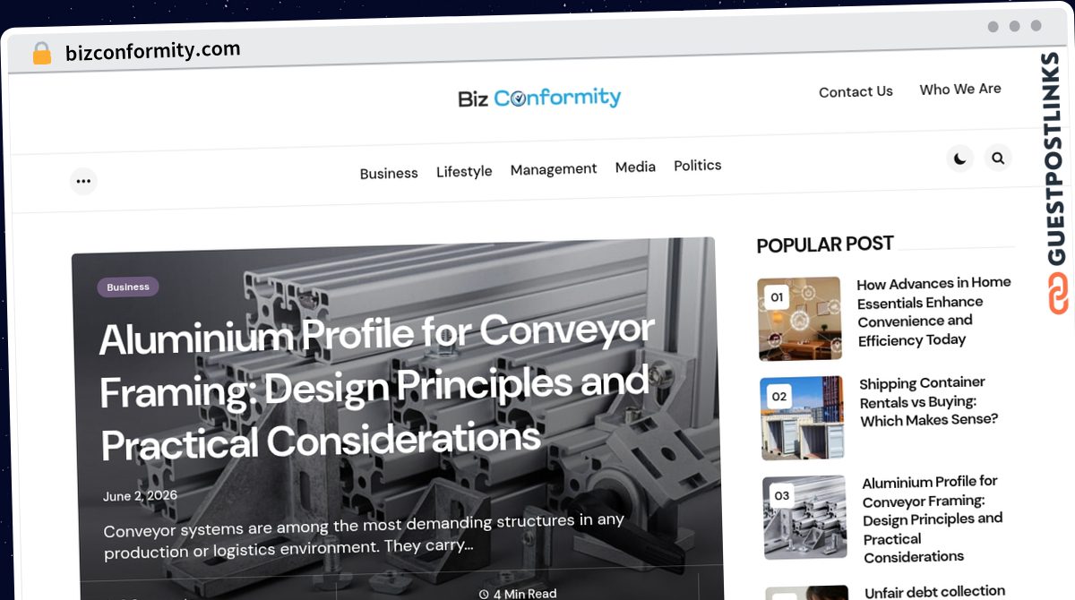 Publish Guest Post on bizconformity.com