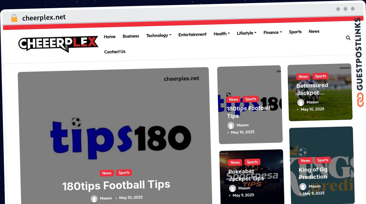 Publish Guest Post on cheerplex.net