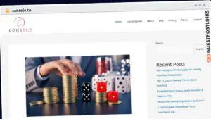 Publish Guest Post on console.to