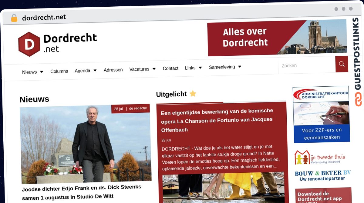 Publish Guest Post on dordrecht.net