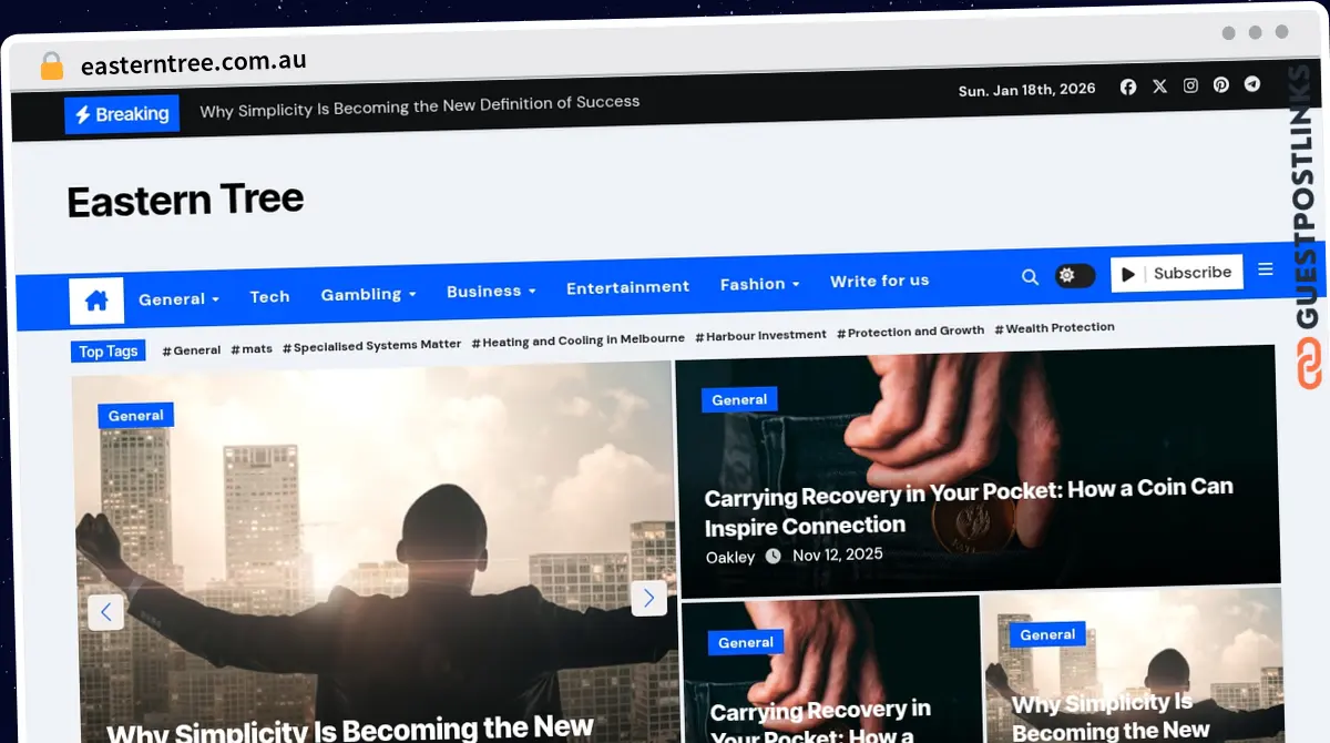 Publish Guest Post on easterntree.com.au