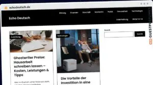 Publish Guest Post on echodeutsch.de