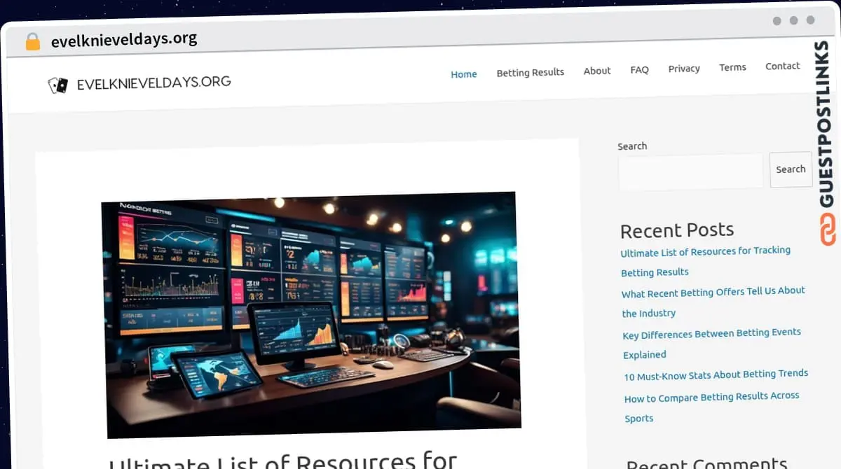 Publish Guest Post on evelknieveldays.org