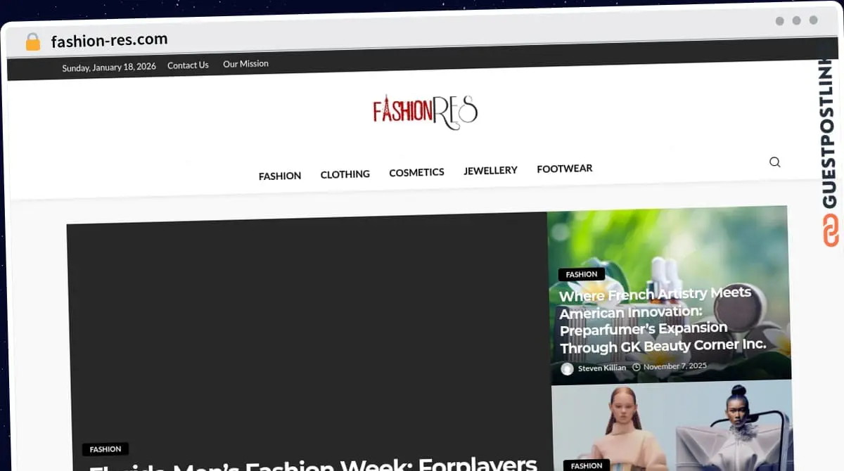Publish Guest Post on fashion-res.com