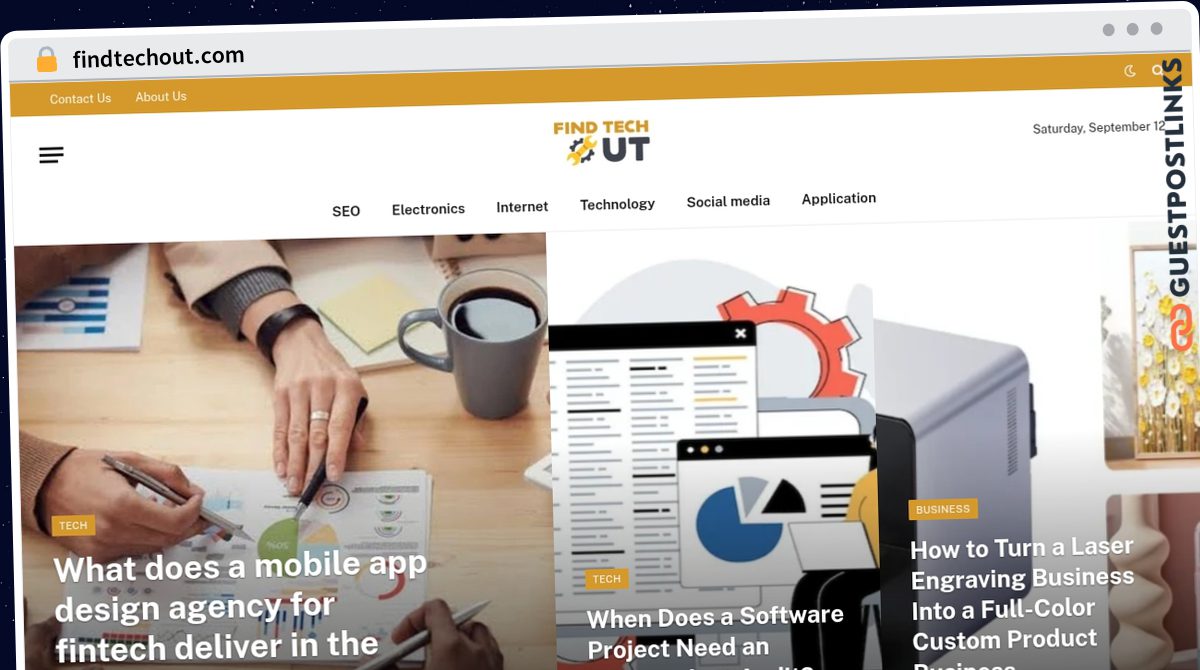 Publish Guest Post on findtechout.com