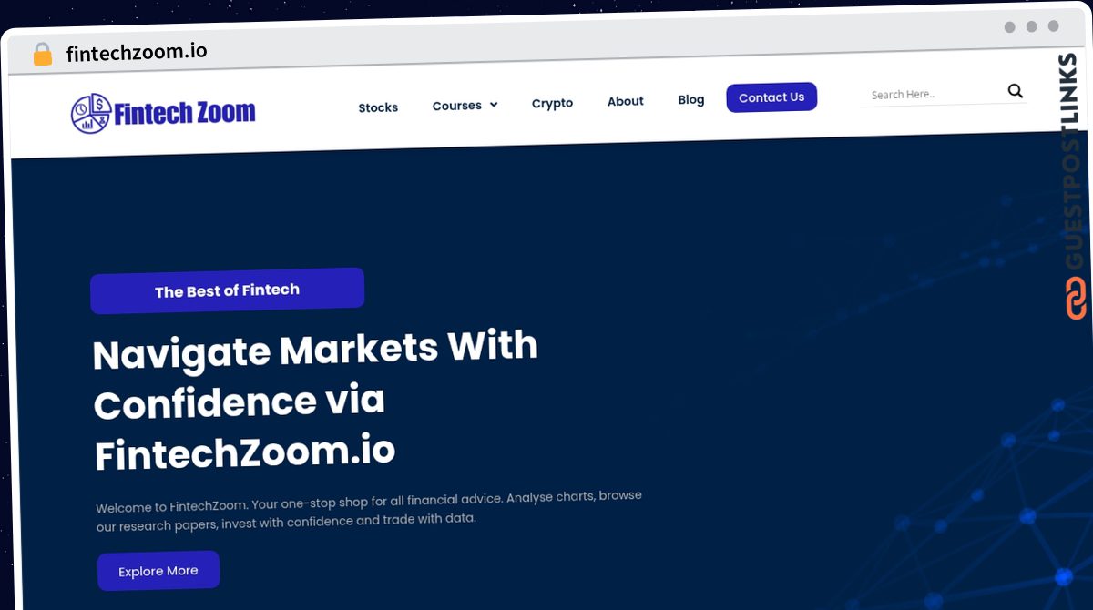 Publish Guest Post on fintechzoom.io