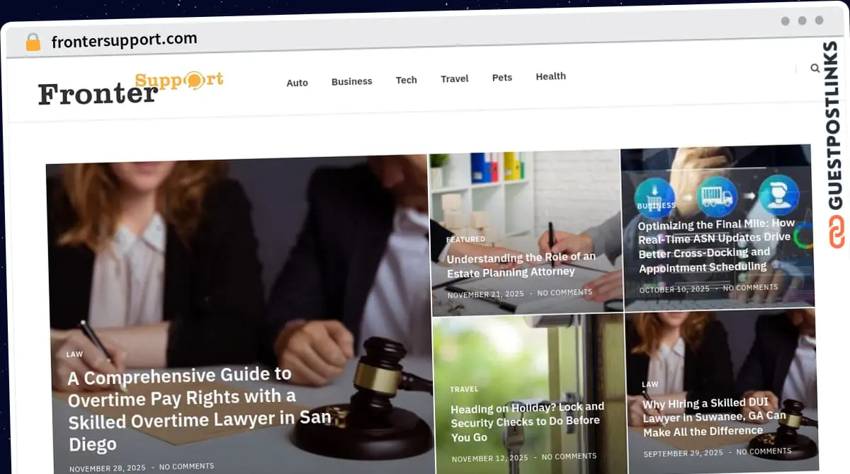 Publish Guest Post on frontersupport.com