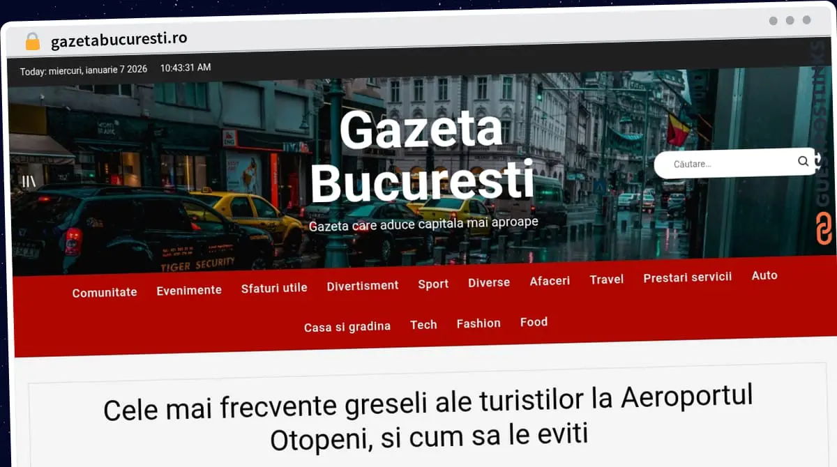 Publish Guest Post on gazetabucuresti.ro
