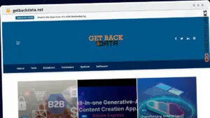 Publish Guest Post on getbackdata.net