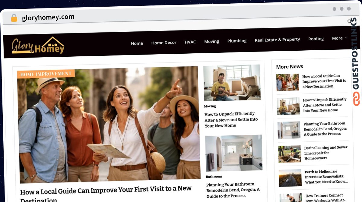 Publish Guest Post on gloryhomey.com