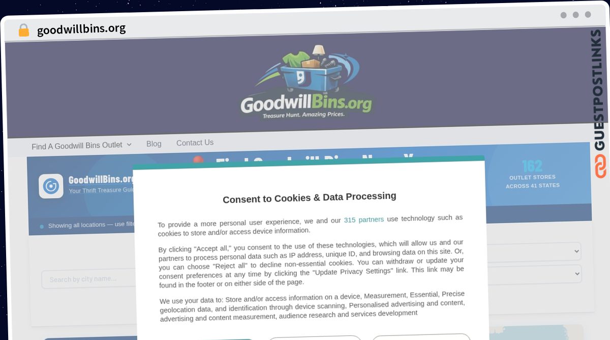 Publish Guest Post on goodwillbins.org