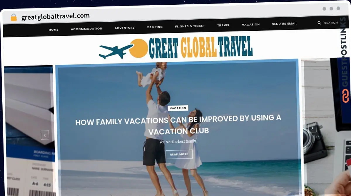 Publish Guest Post on greatglobaltravel.com
