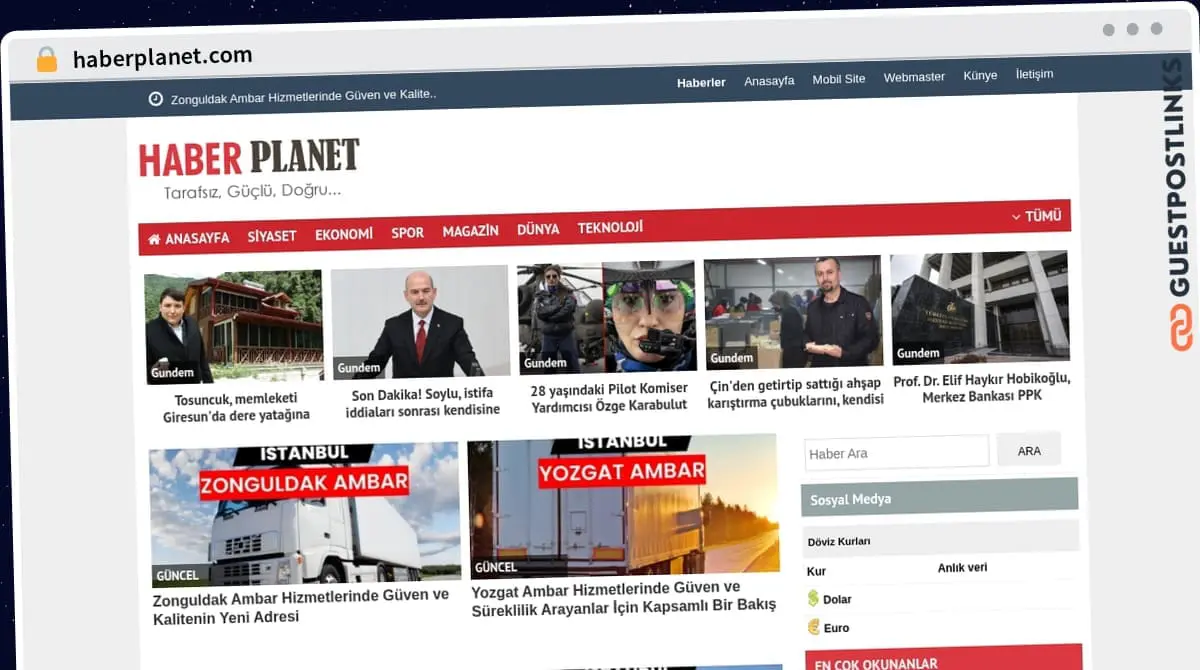 Publish Guest Post on haberplanet.com