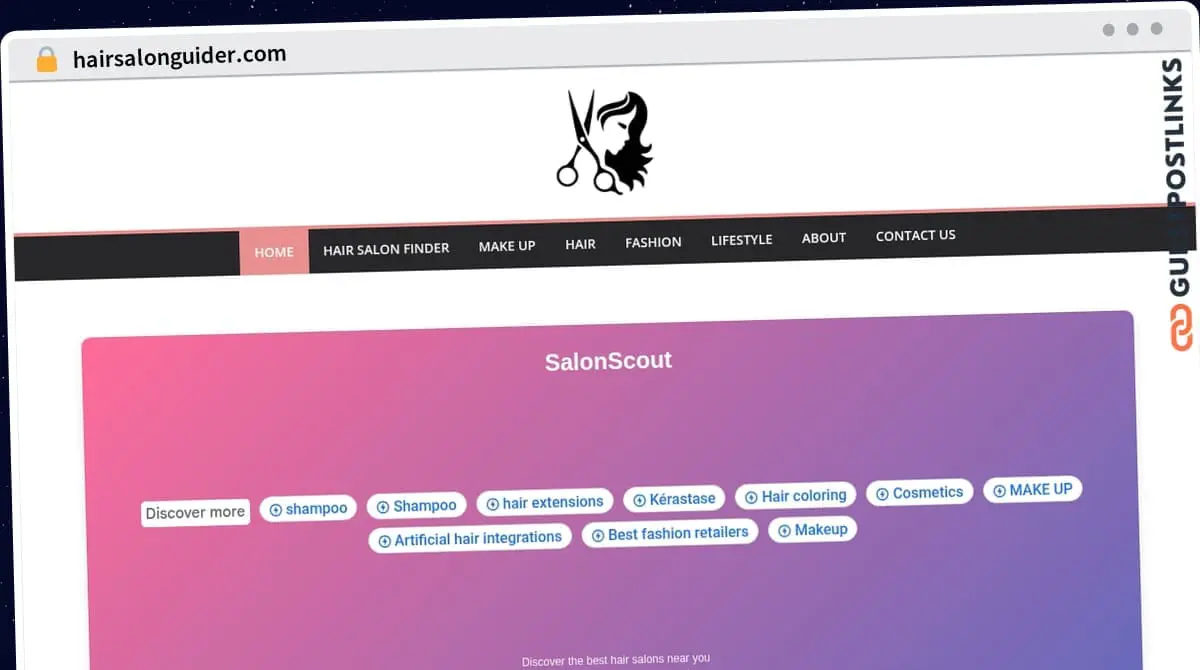 Publish Guest Post on hairsalonguider.com