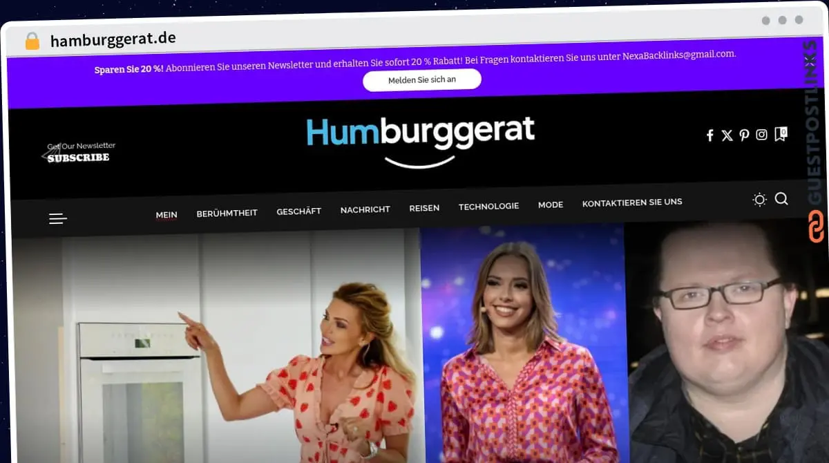 Publish Guest Post on hamburggerat.de
