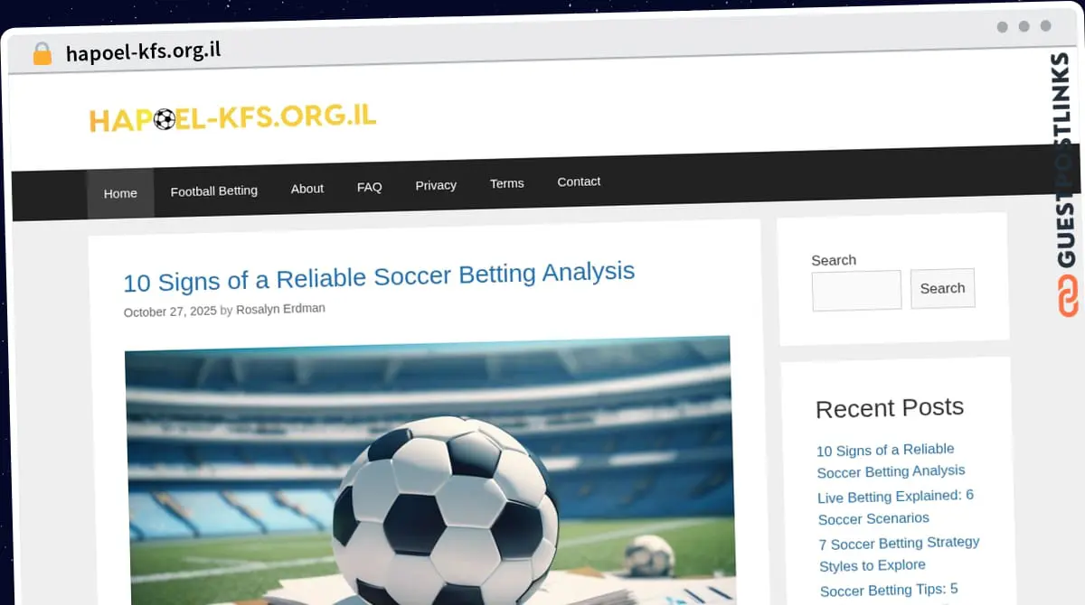 Publish Guest Post on hapoel-kfs.org.il