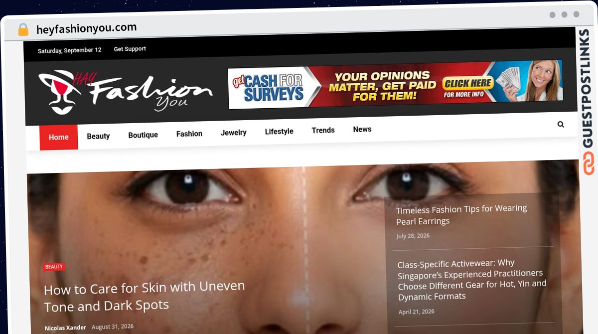 Publish Guest Post on heyfashionyou.com