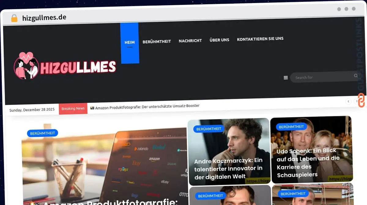 Publish Guest Post on hizgullmes.de