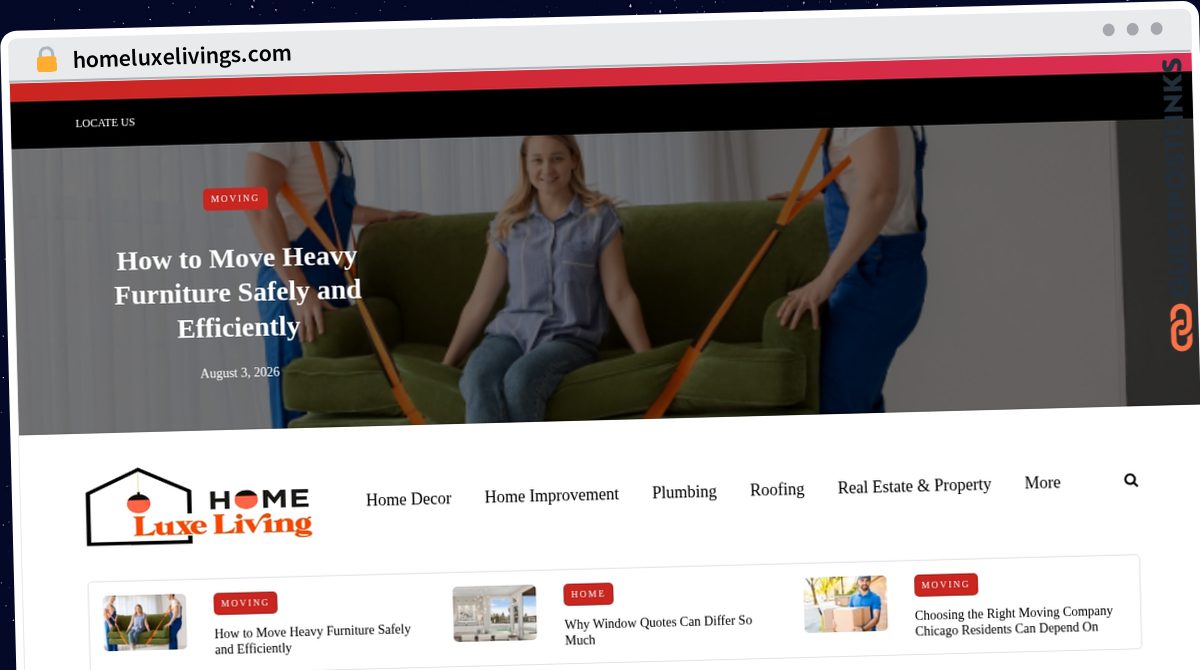 Publish Guest Post on homeluxelivings.com