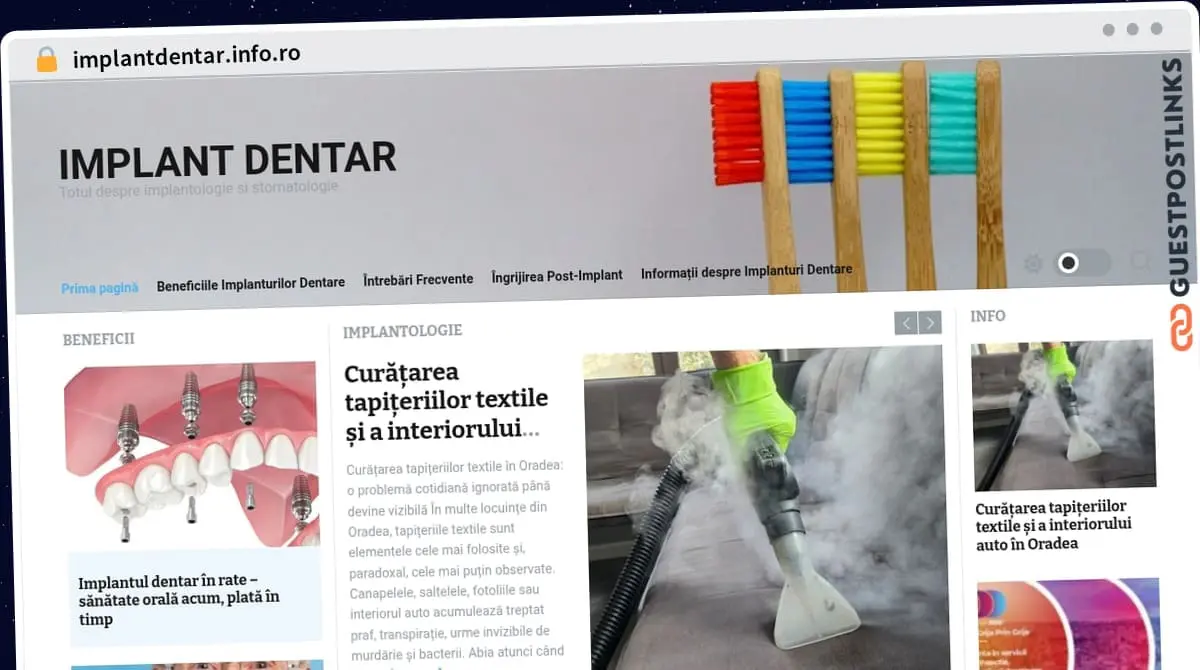 Publish Guest Post on implantdentar.info.ro