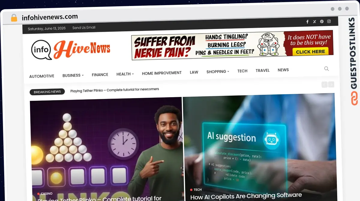 Publish Guest Post on infohivenews.com