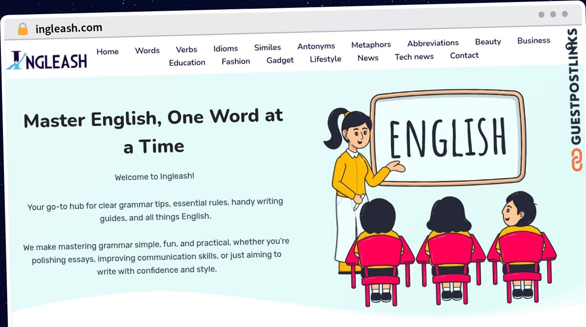 Publish Guest Post on ingleash.com