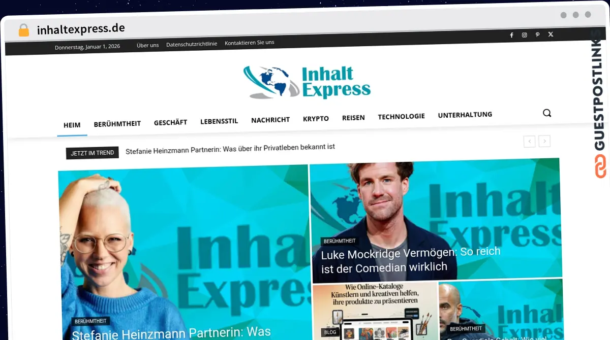 Publish Guest Post on inhaltexpress.de