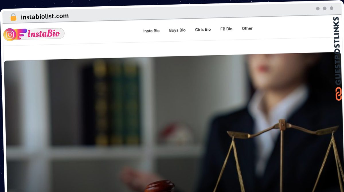 Publish Guest Post on instabiolist.com